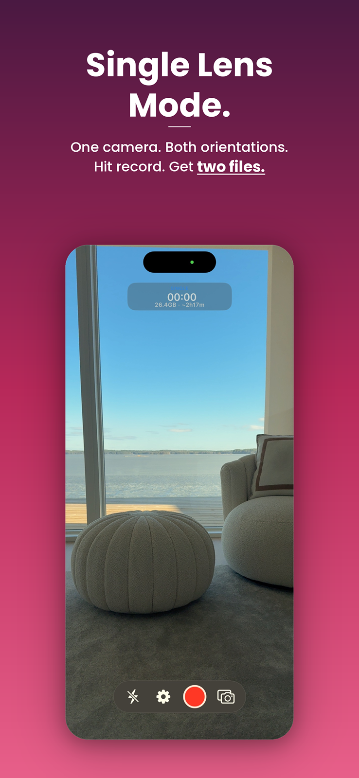 Single lens mode